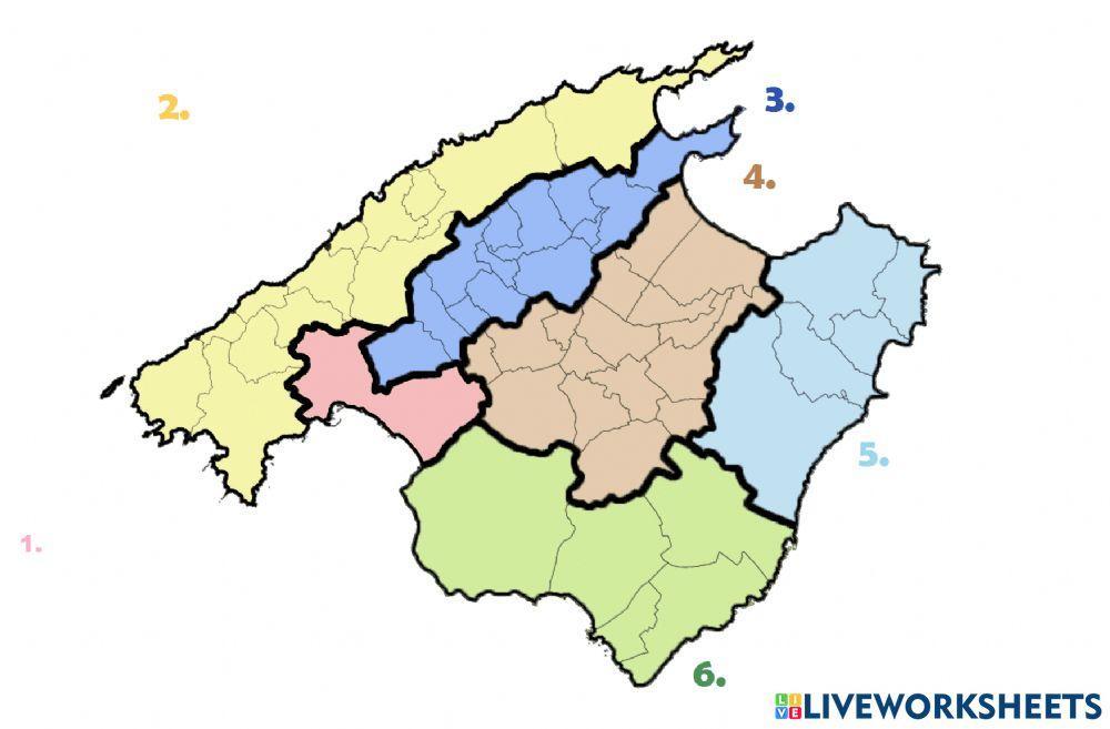 Comarques de Mallorca