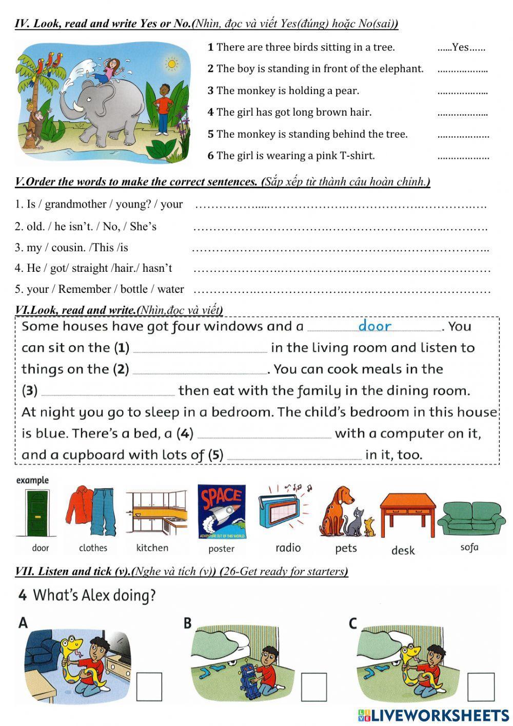 3A6-Lesson 5-What do you like?