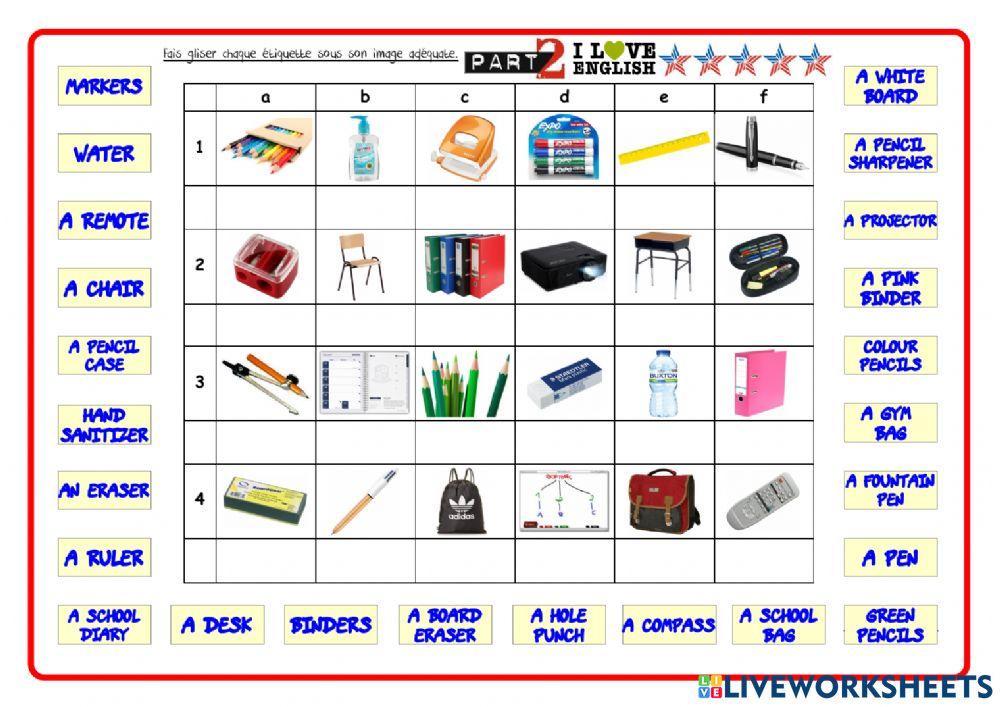 (P10c) School Supplies