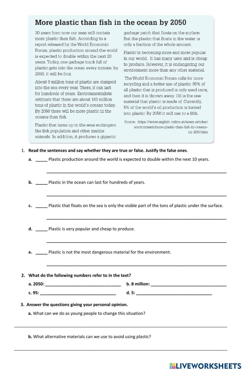 More Plastic than Fish