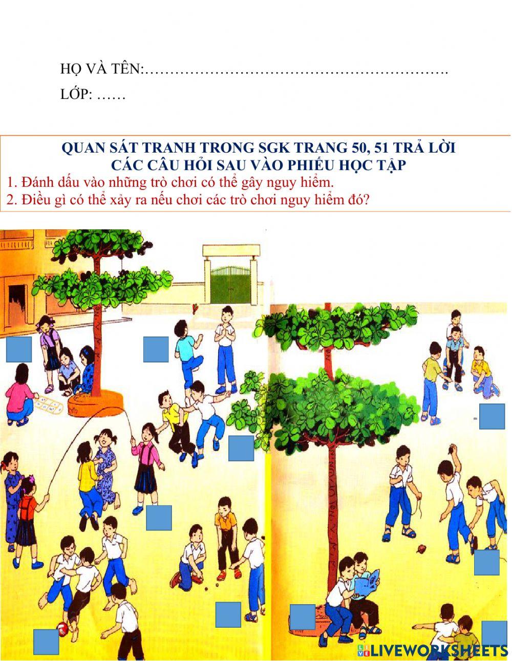 Tnxh 3 không chơi các trò chơi nguy hiểm