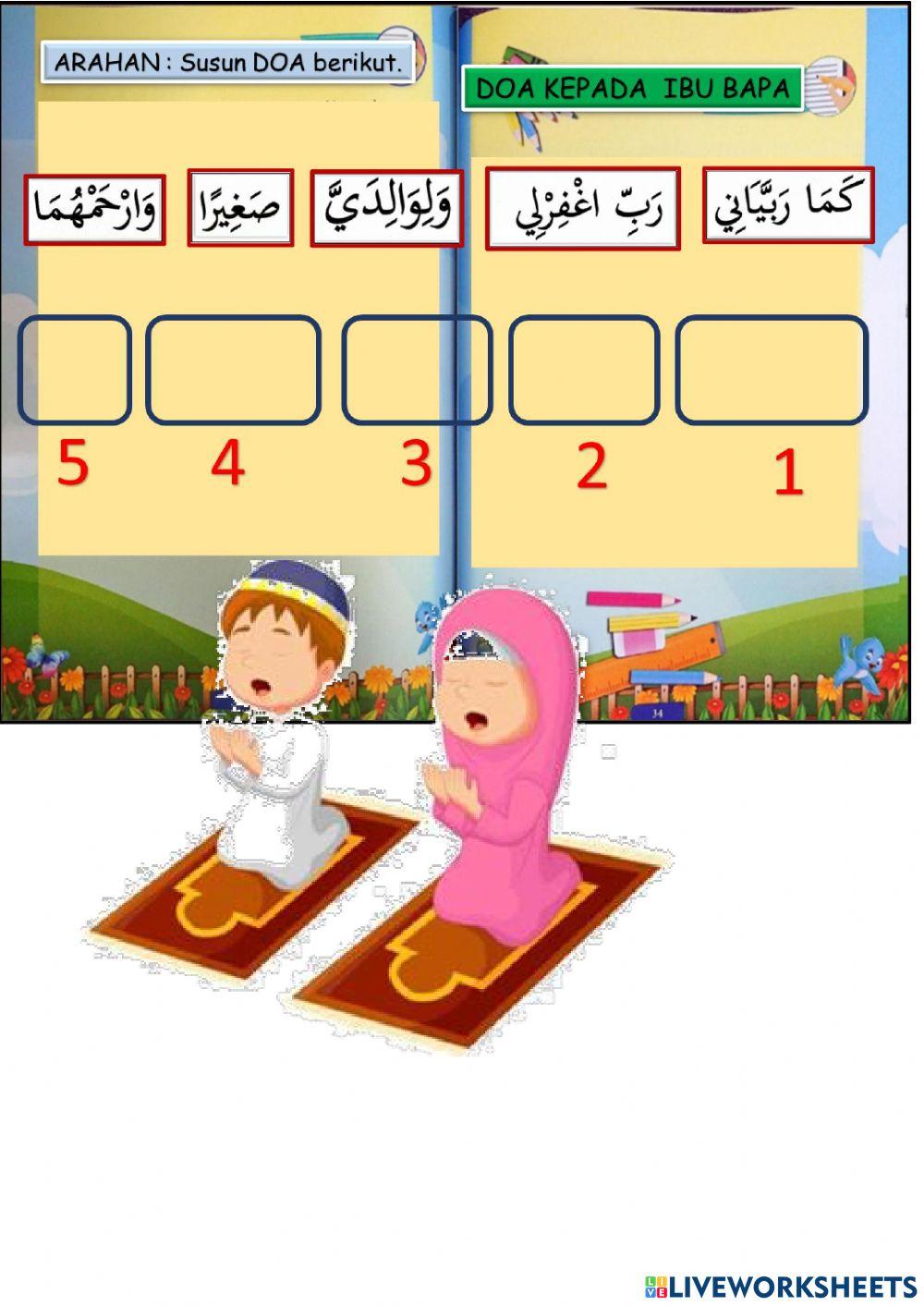 Berdoa kepada ibu bapa