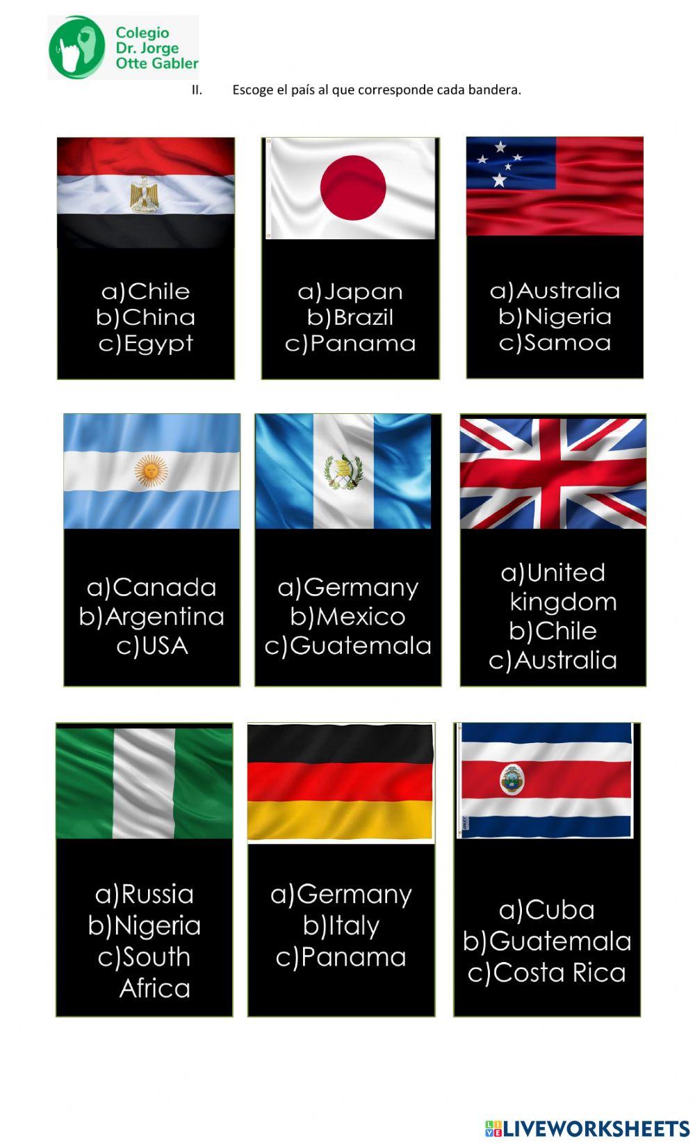Countries and nationalities