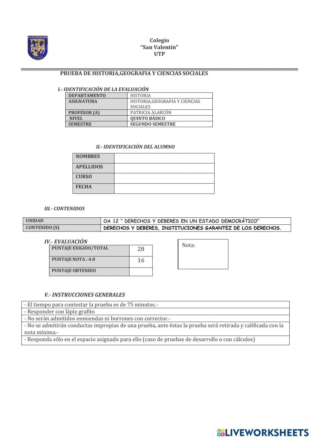 Derechos y deberes ciudadanos