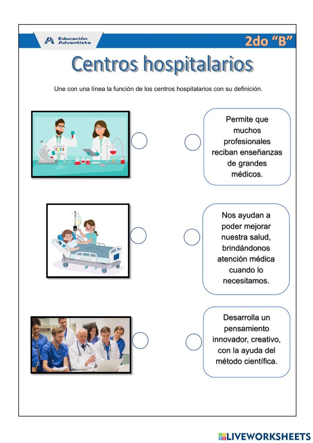 Funciones de los centros hospitalarios