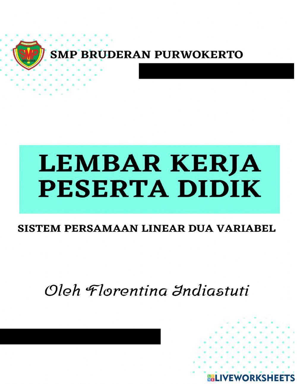 Sistem Persamaan Linear Dua Variabel