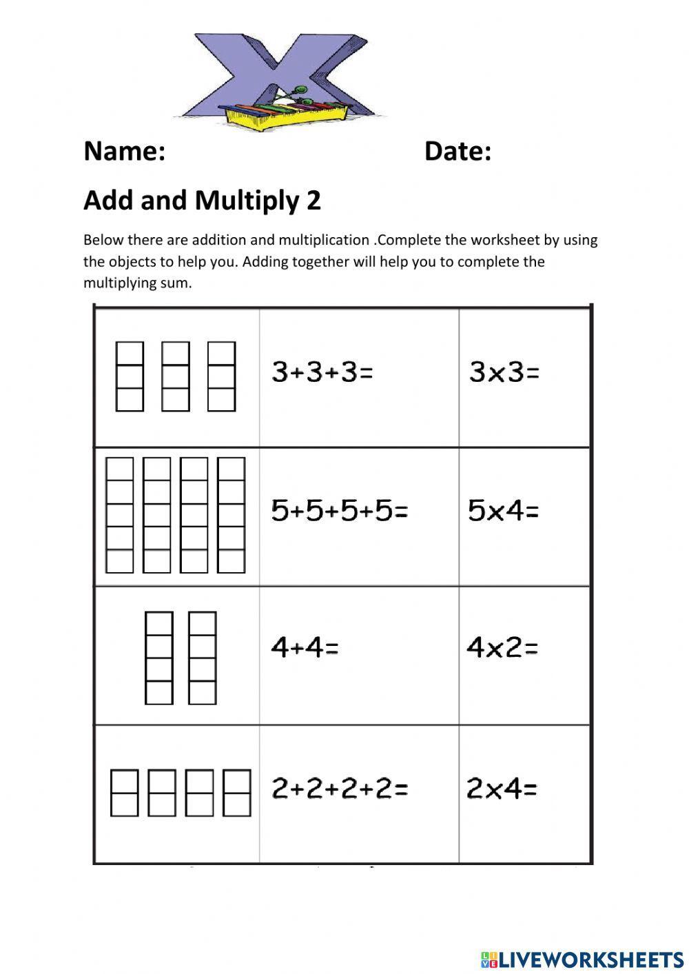 Add and Multiply 2