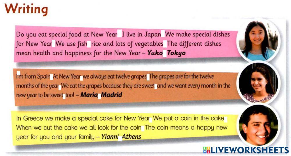 R&W4 - Unit 1 - Writing