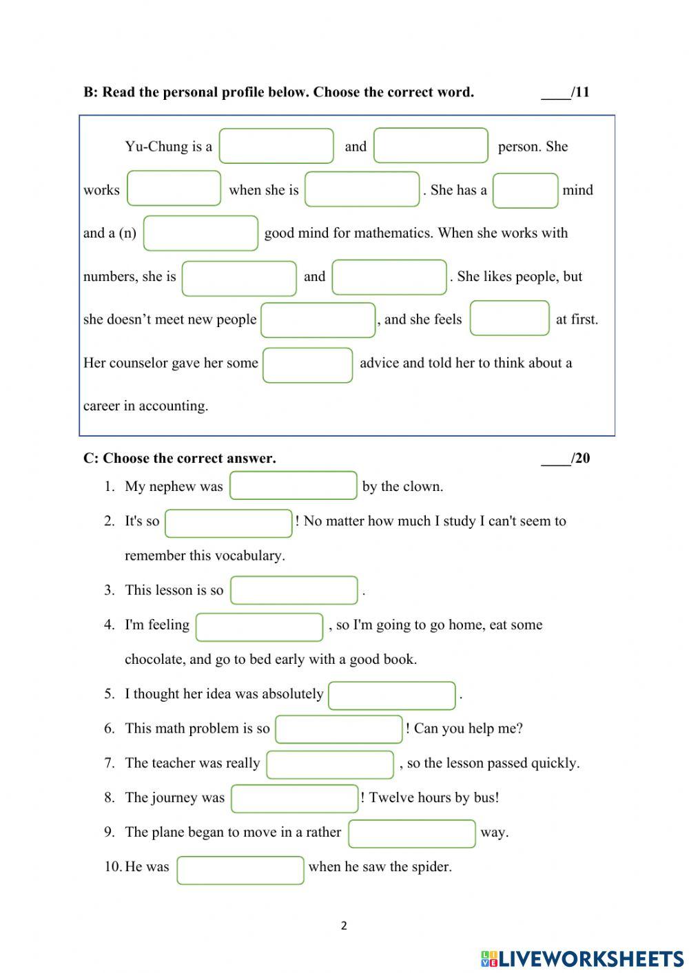 M3 Semester 2 Quiz Unit 1+2