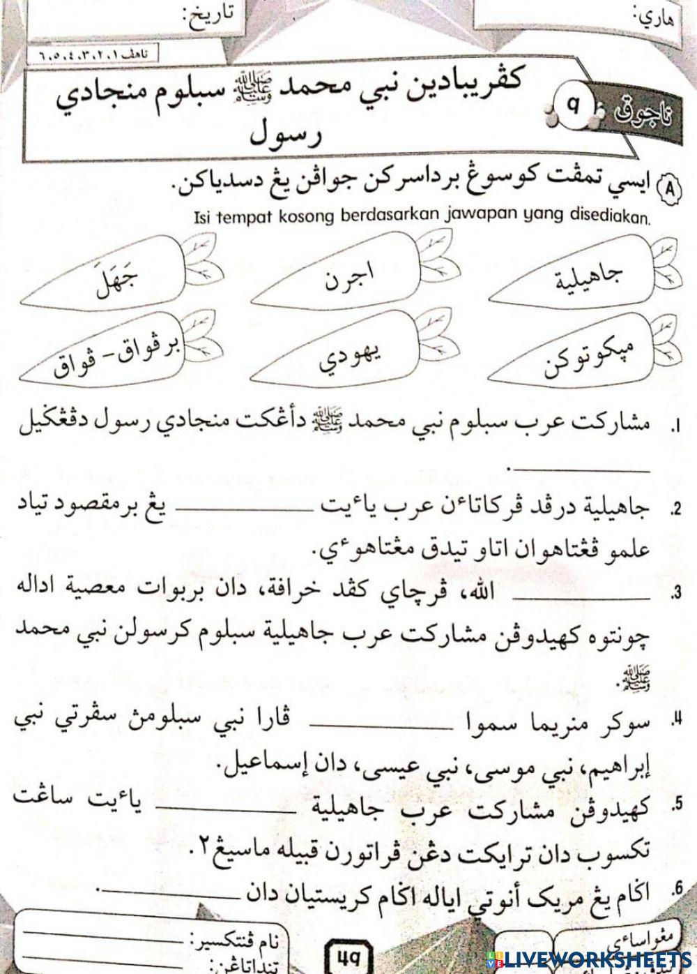 Keperibadian Nabi S.A.W Sebelum Menjadi Rasul