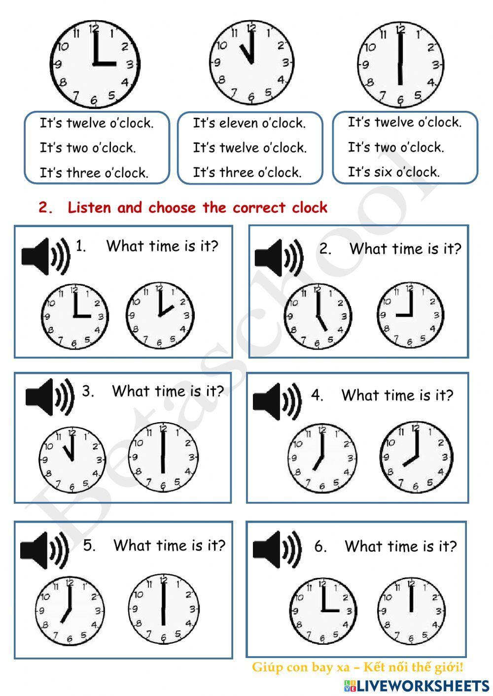 BE1A - What time is it? - TOPIC 5