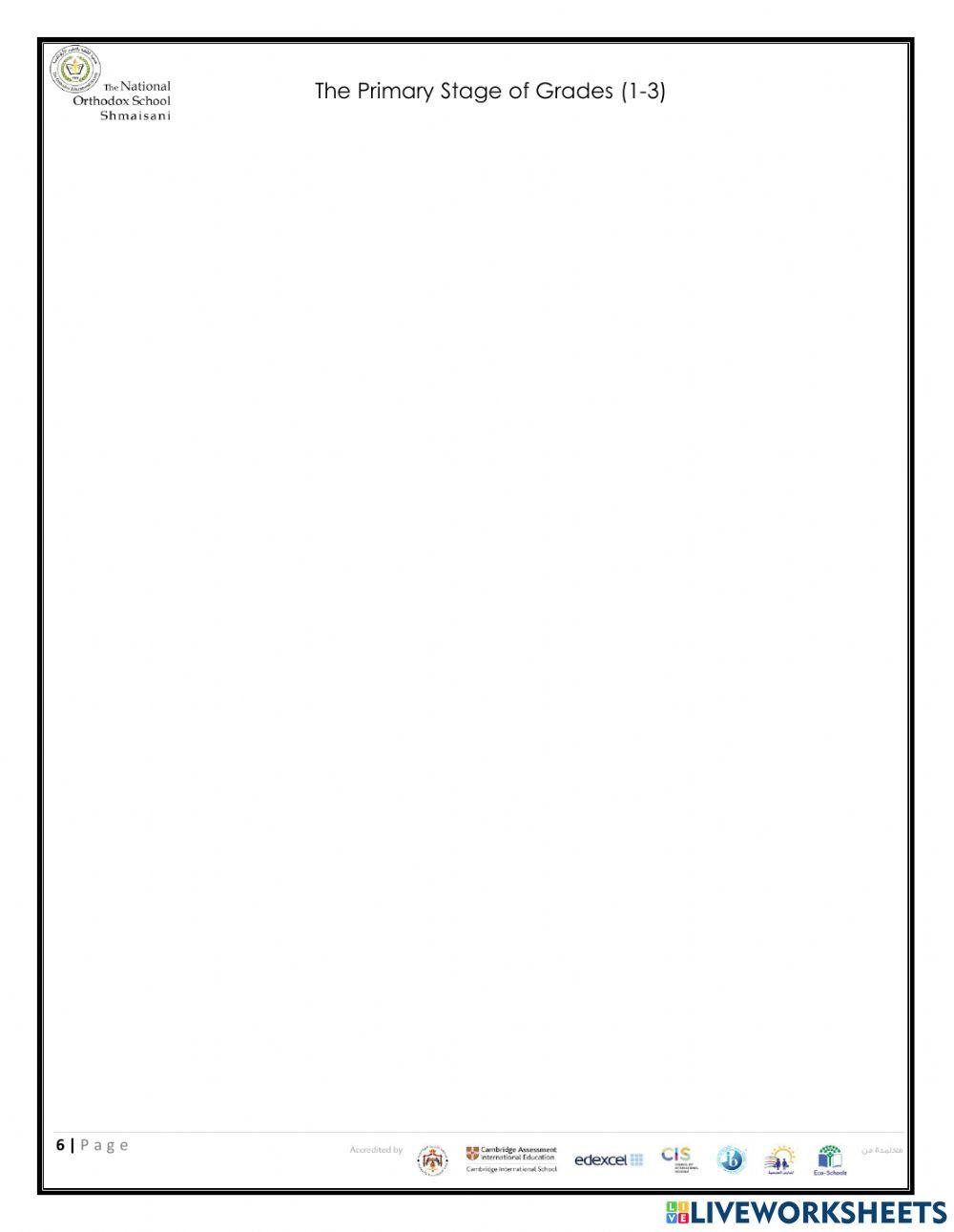 Grammar Revision Grade 3