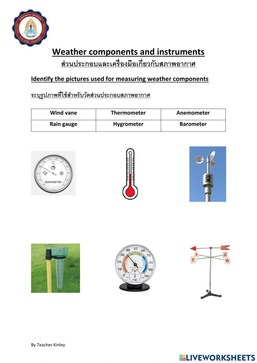 Weather instrument Weather instrument