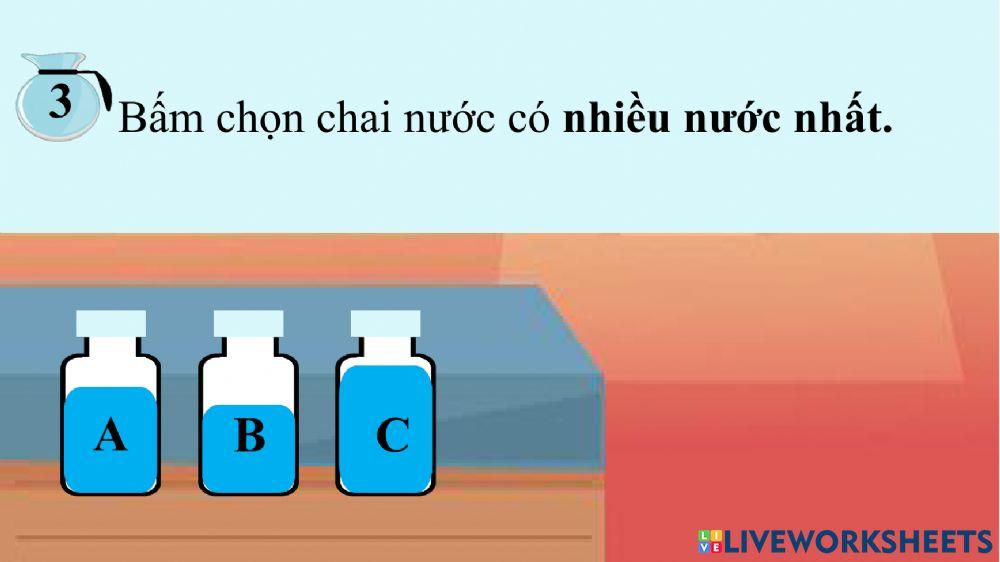 Tuần 10: Đựng nhiều nước, đựng ít nước