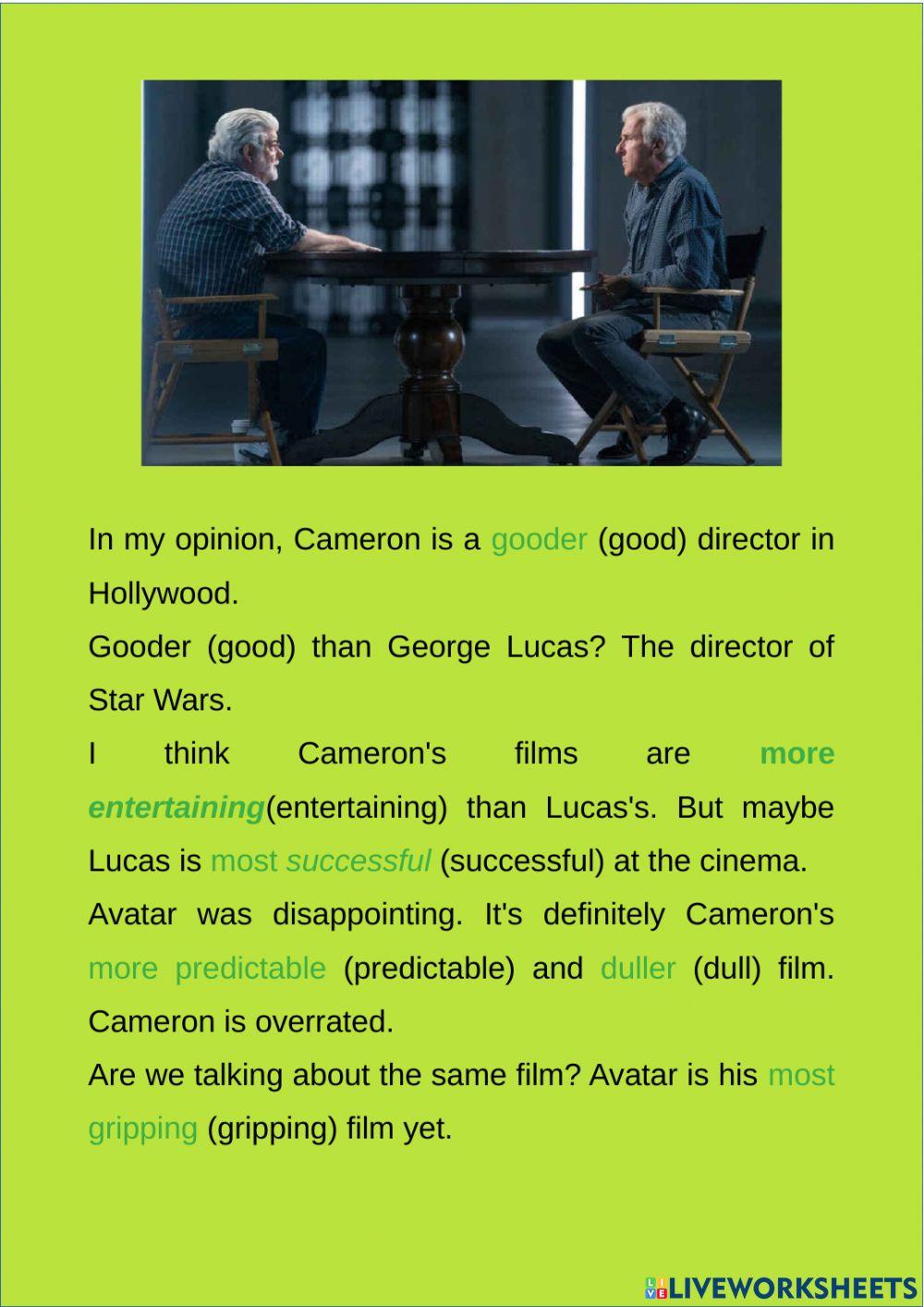 Escuela Miguel Cane  - Ingles - Superlativos y Comparativos