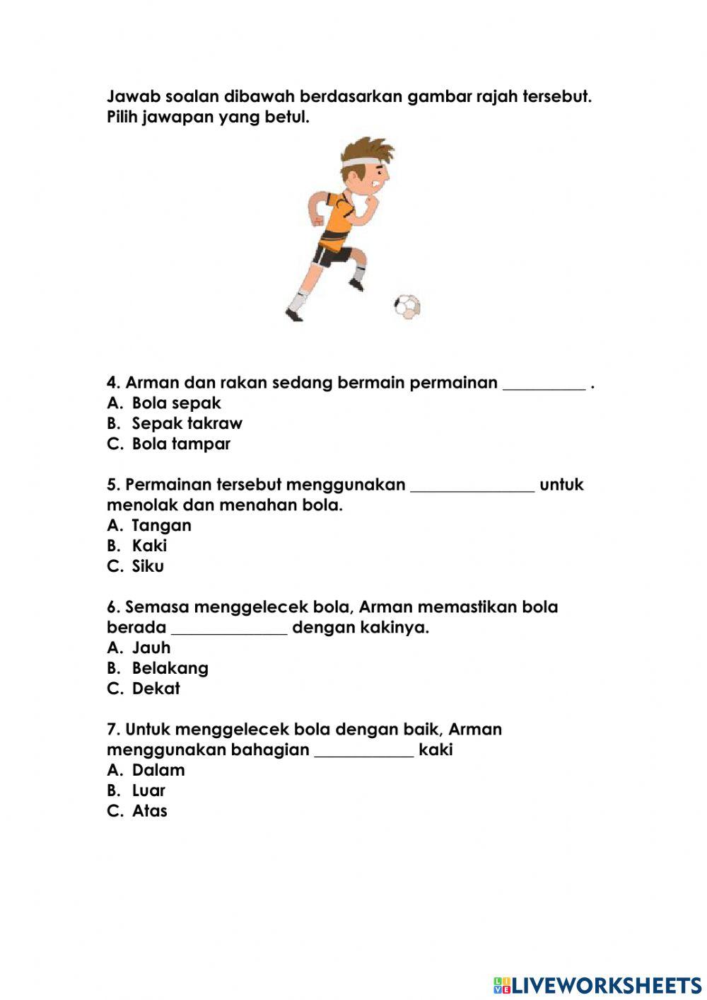 Pentaksiran Sumatif Pendidikan Jasmani Tahun 2