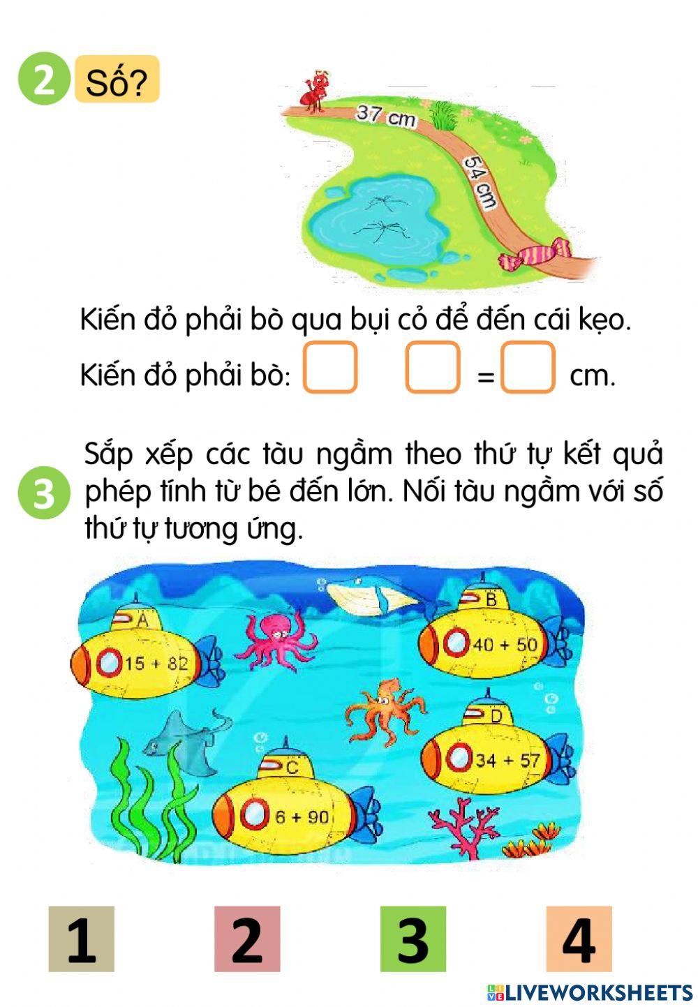 Phép cộng số có hai chữ số với số có hai chữ số - Tiết 2