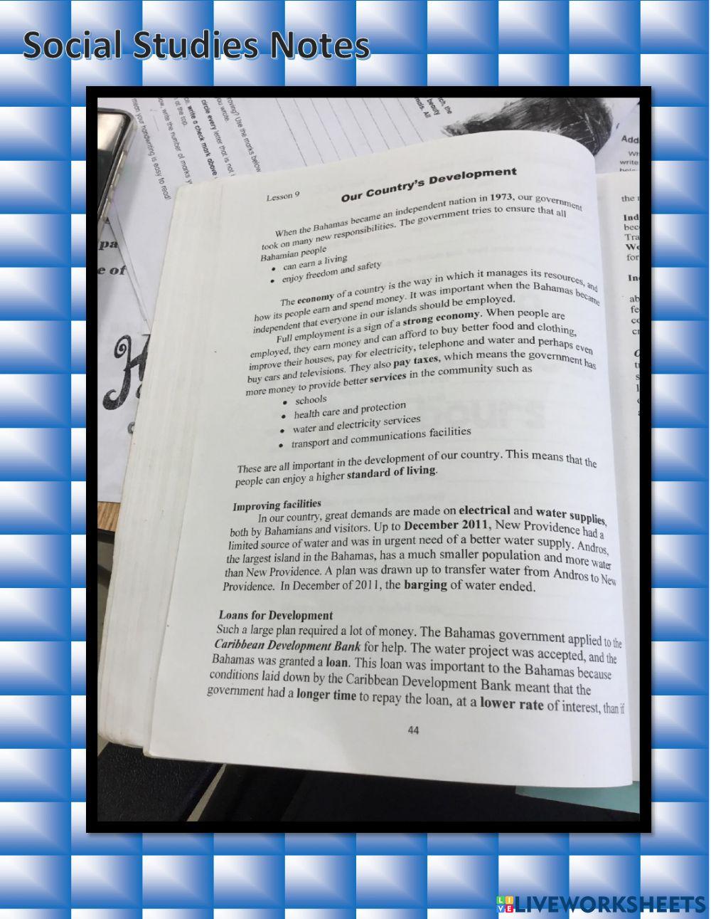 Our Governments Development