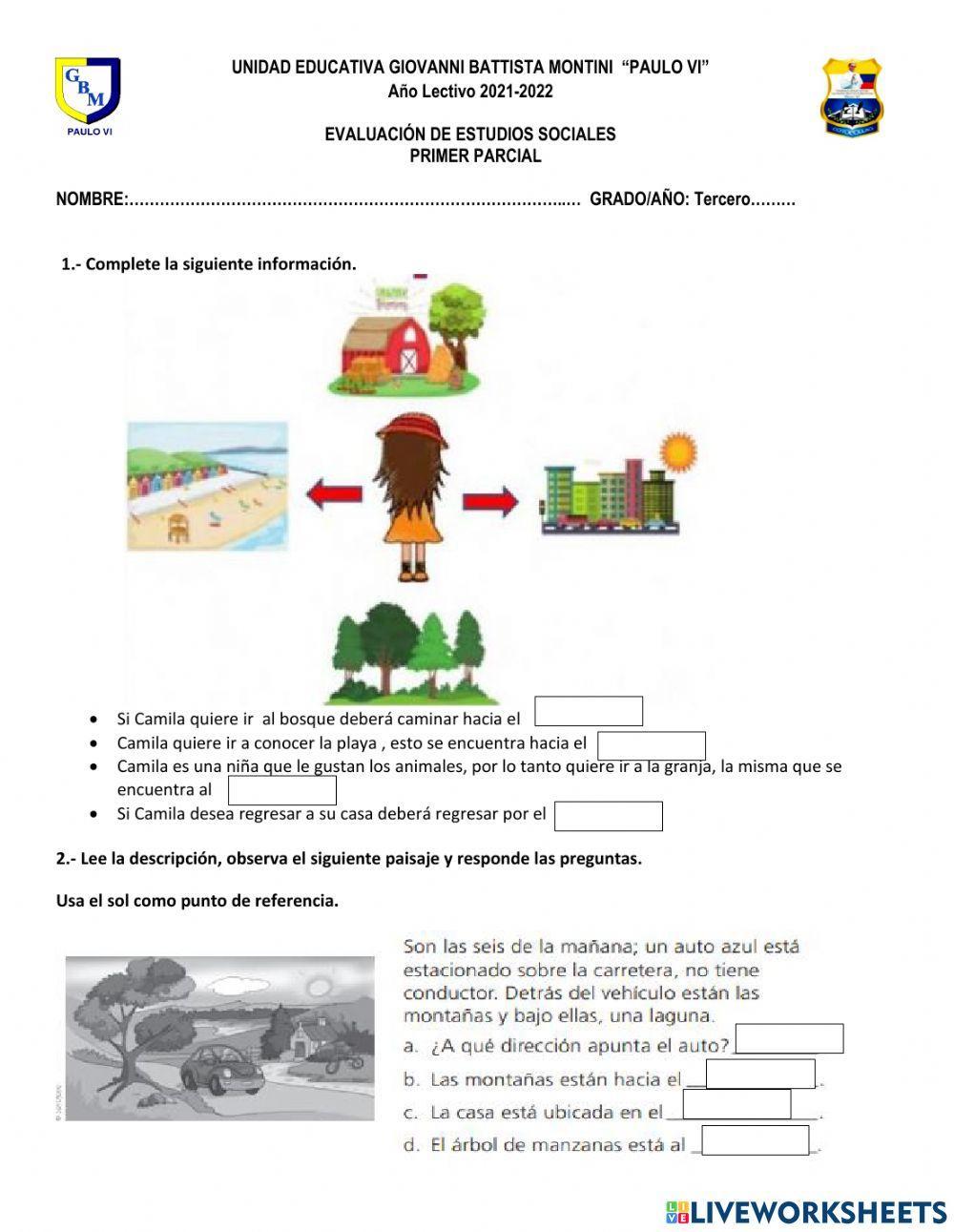 Evaluación i parcial eess