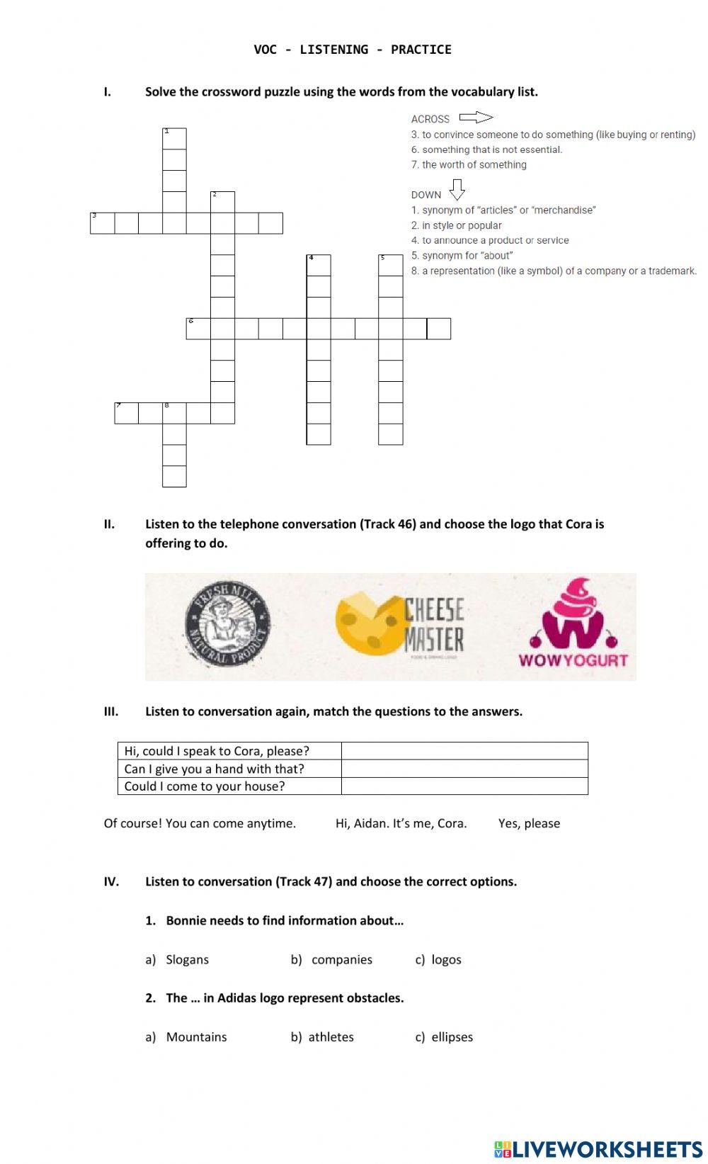 Voc - List - Pract 10th