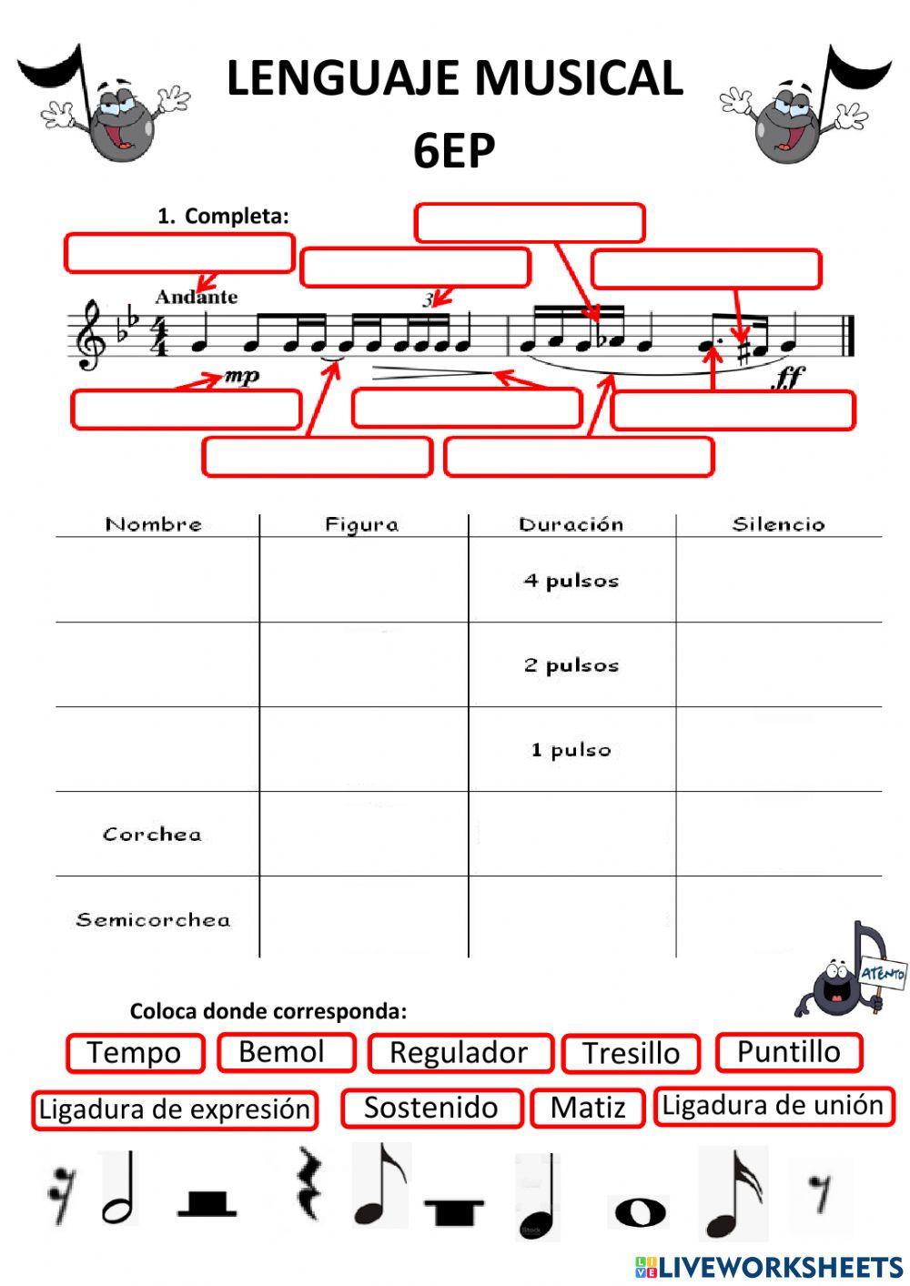 Repaso lenguaje musical
