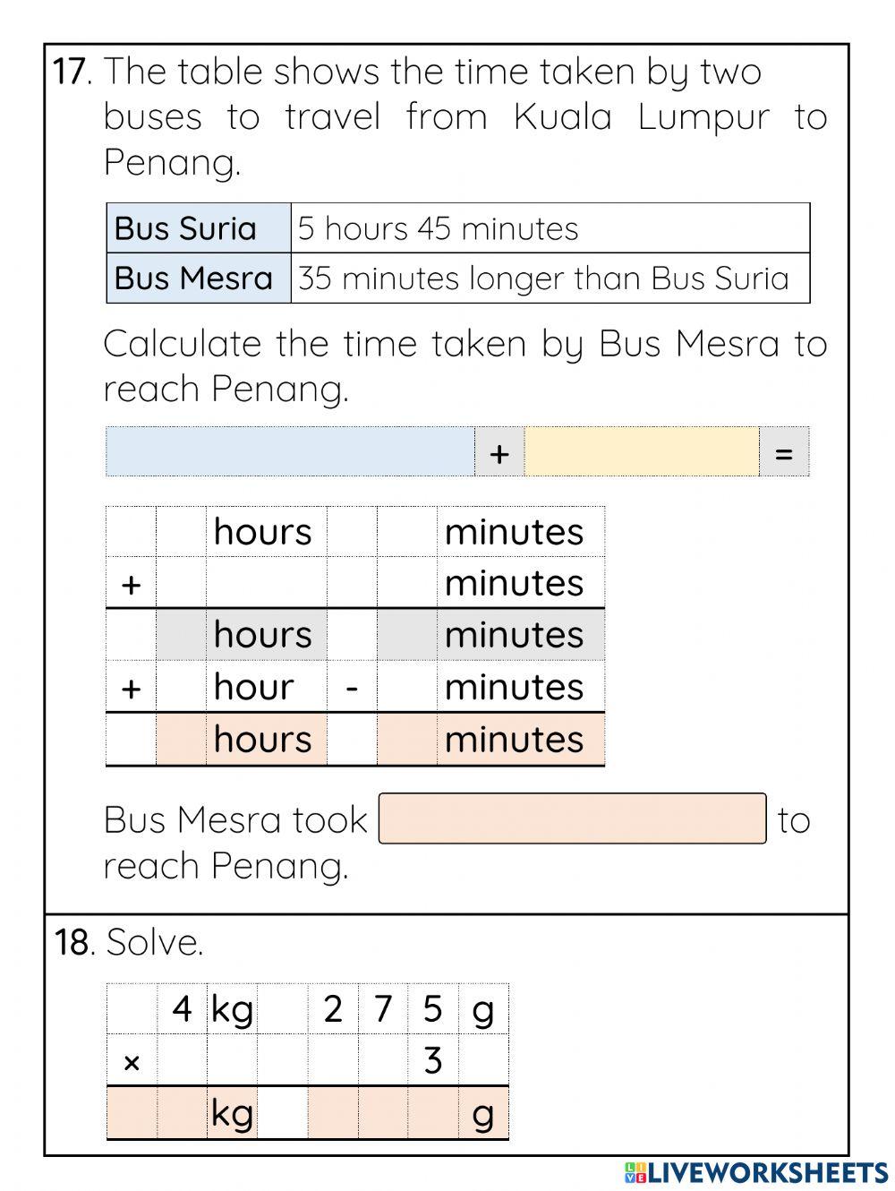 Pentaksiran Sumatif Matematik DLP Tahun 3-PdPR Minggu 40-22hb November 2021