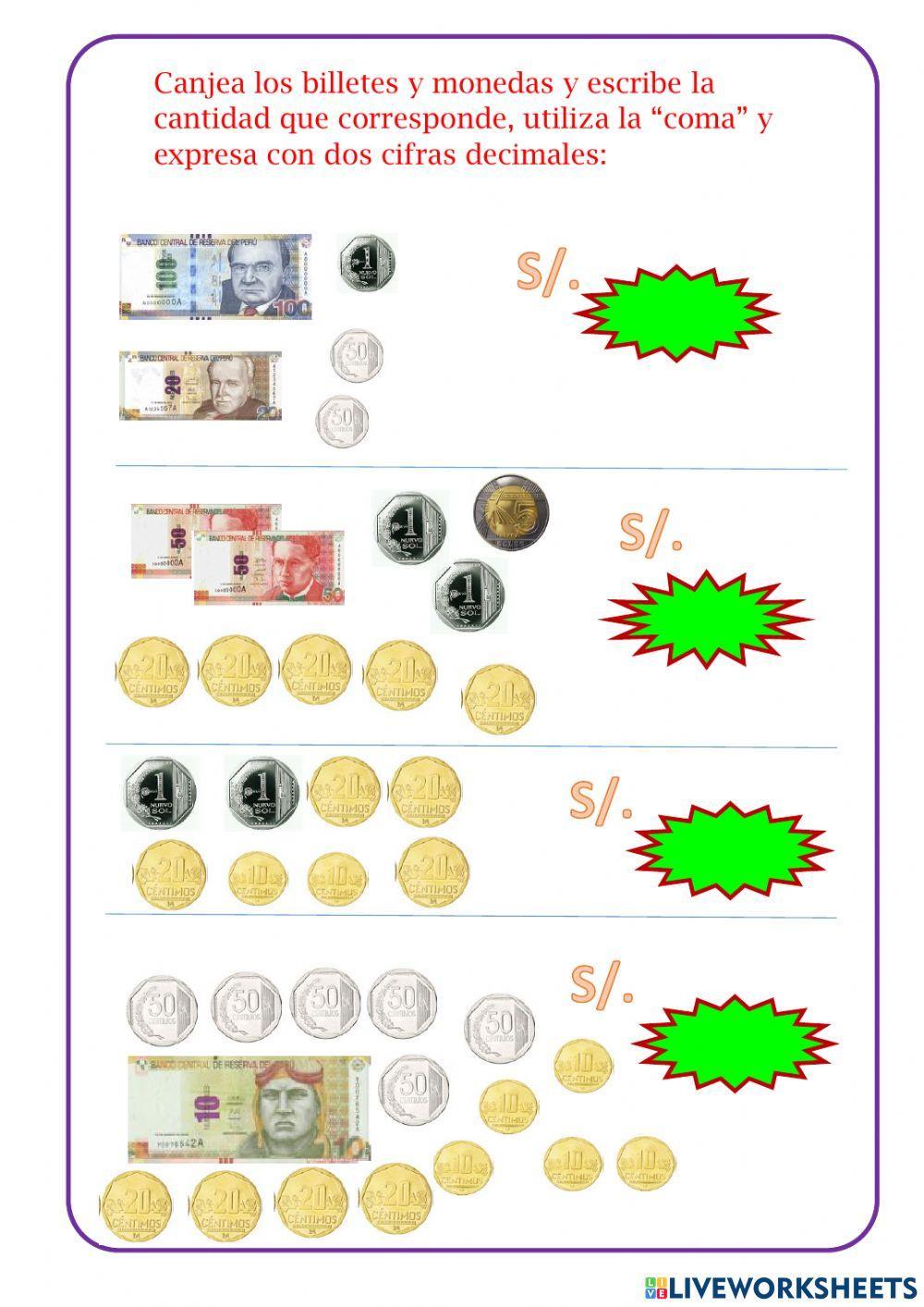 Monedas y billetes del Perú