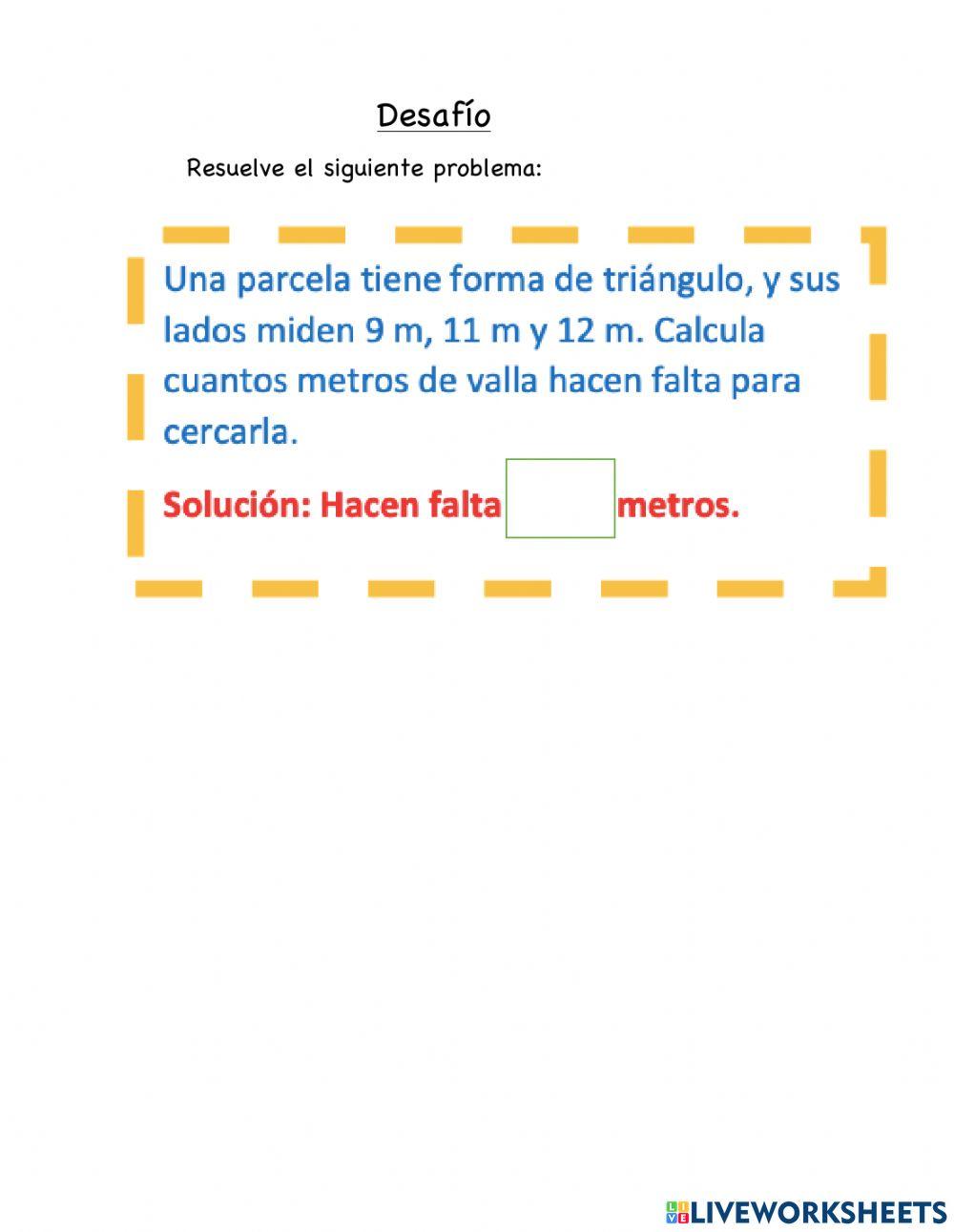 Actividad práctica: Perímetros