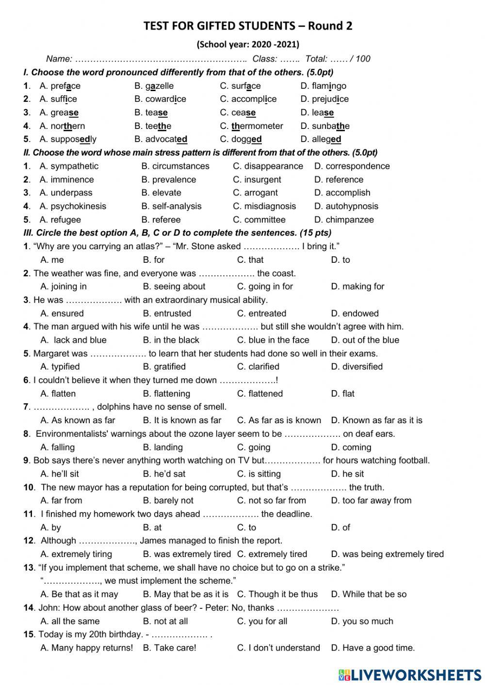 Đề HSG Quận V2 - 2020 (Part 2 2)