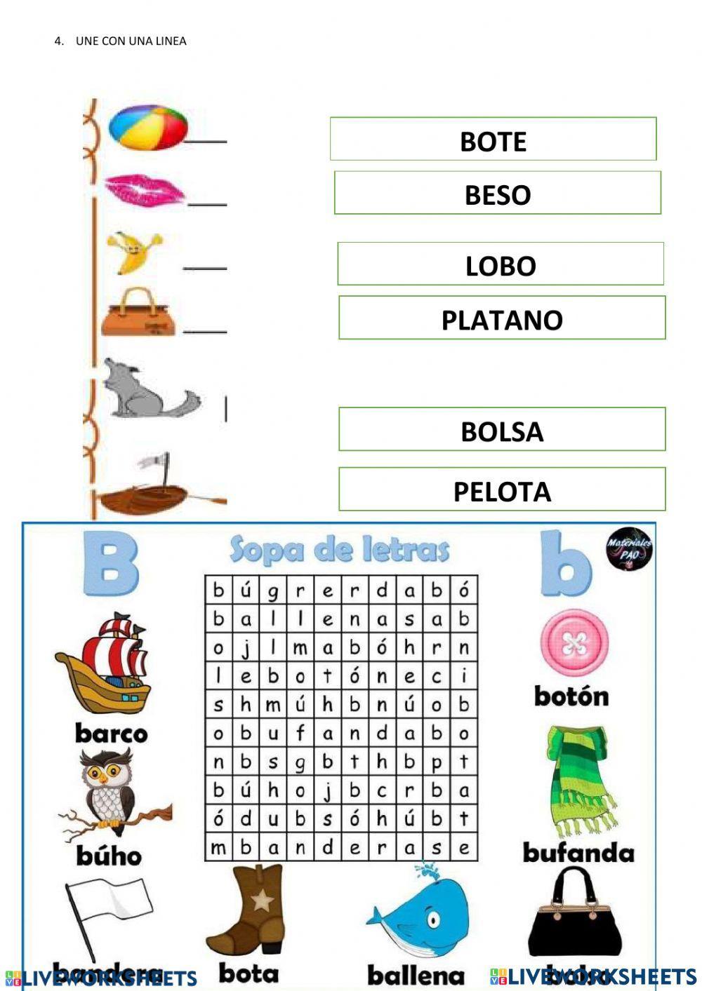 Conocemos la letra B