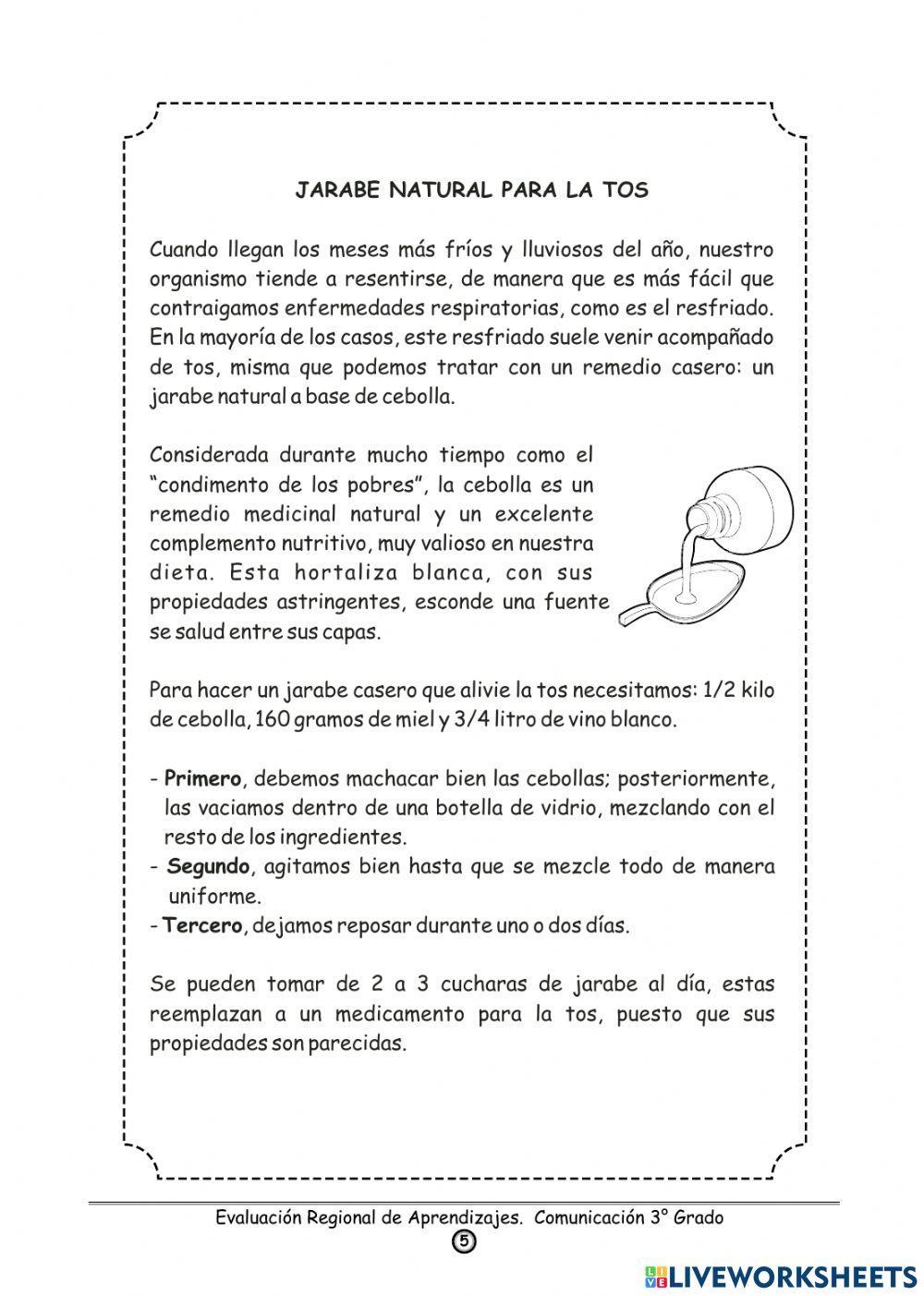 Comprensión lectora