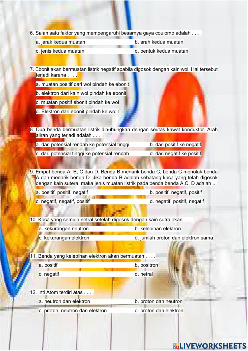 Penilaian harian listrik