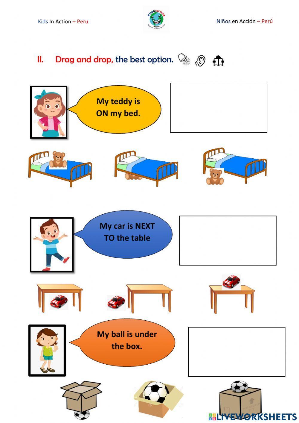 Preposition of place