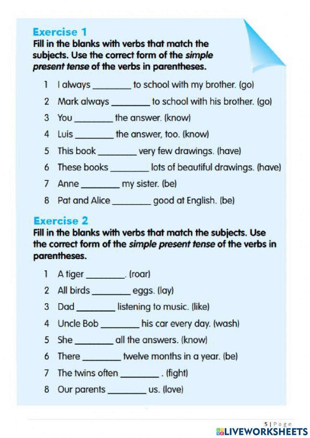 Grammar: Subject-Verb Agreement