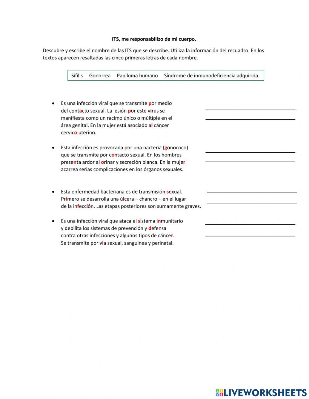 ITS, me responsabilizo de mi cuerpo.