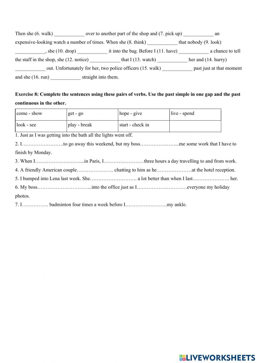 G8 - Unit 6 - L1: Vocabulary & Grammar