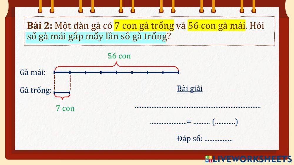 So sánh số lớn gấp mấy lần số bé