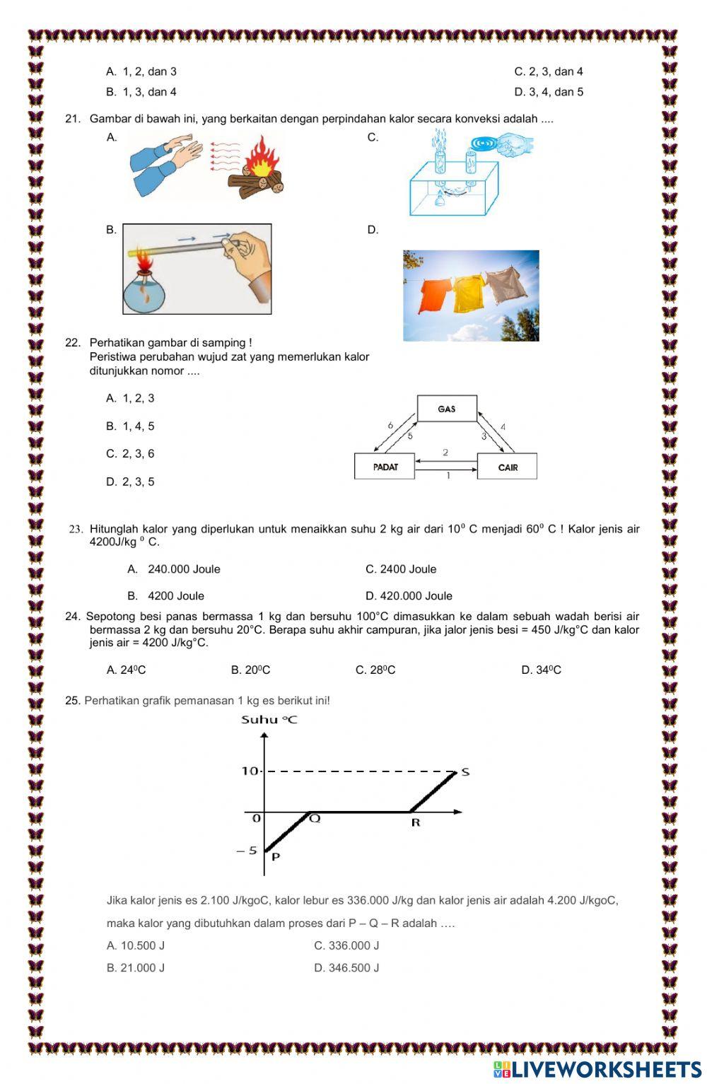Latihan pas ipa smt 1