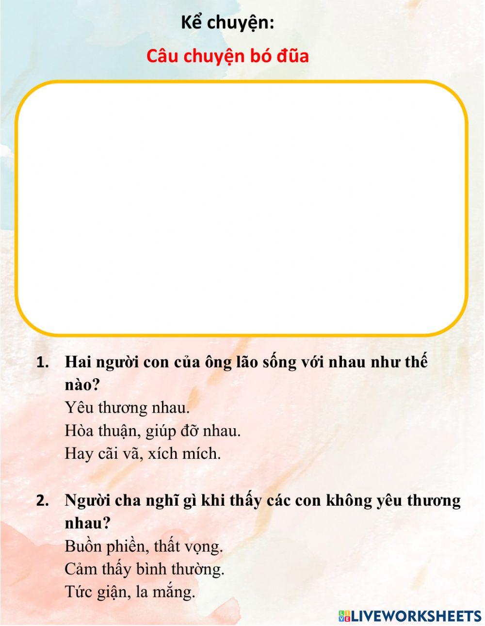 Câu chuyện bó đũa