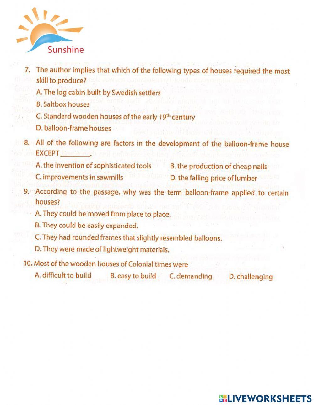 THPT Trắc nghiệm khách quan - reading for details