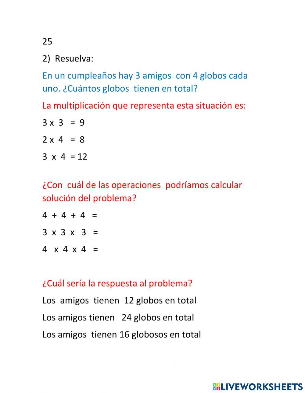 Multiplicaciones