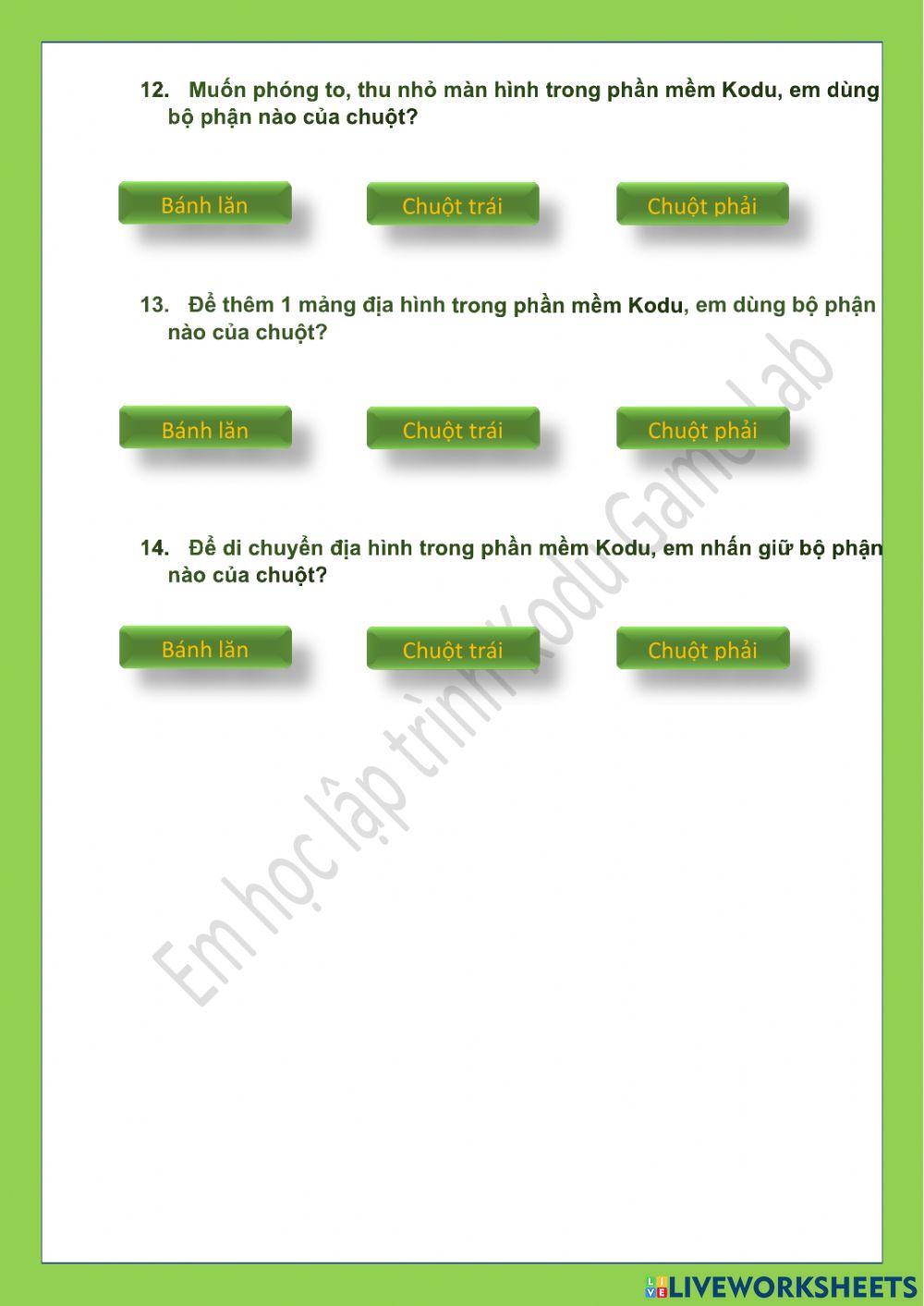 Đề cương ôn tập kỳ I-lớp 1