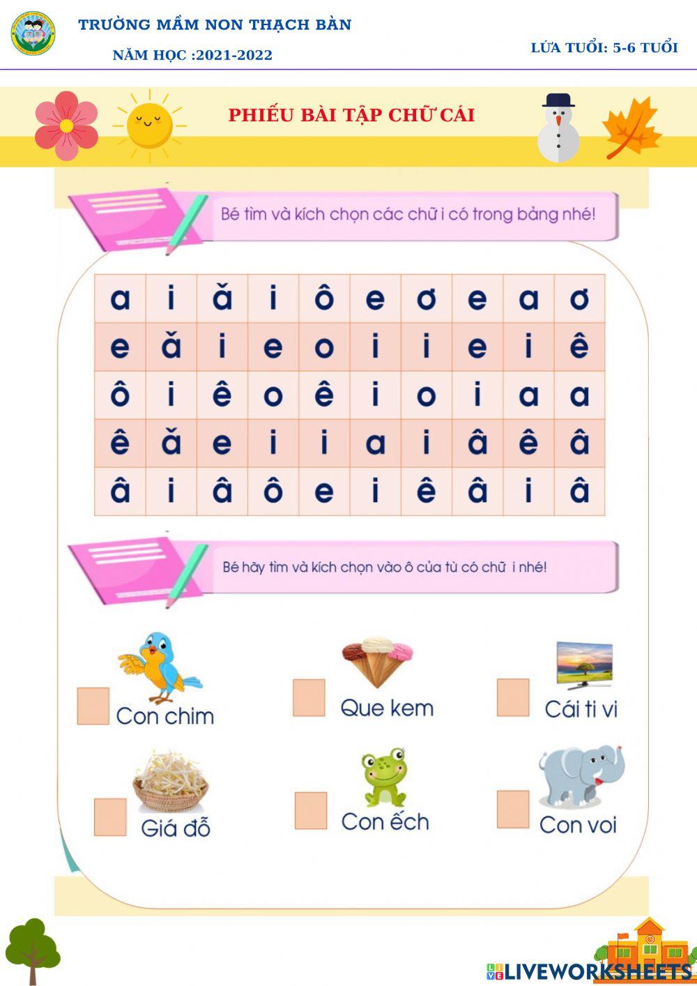 bt chu cai 3945269 truong dung Live Worksheets