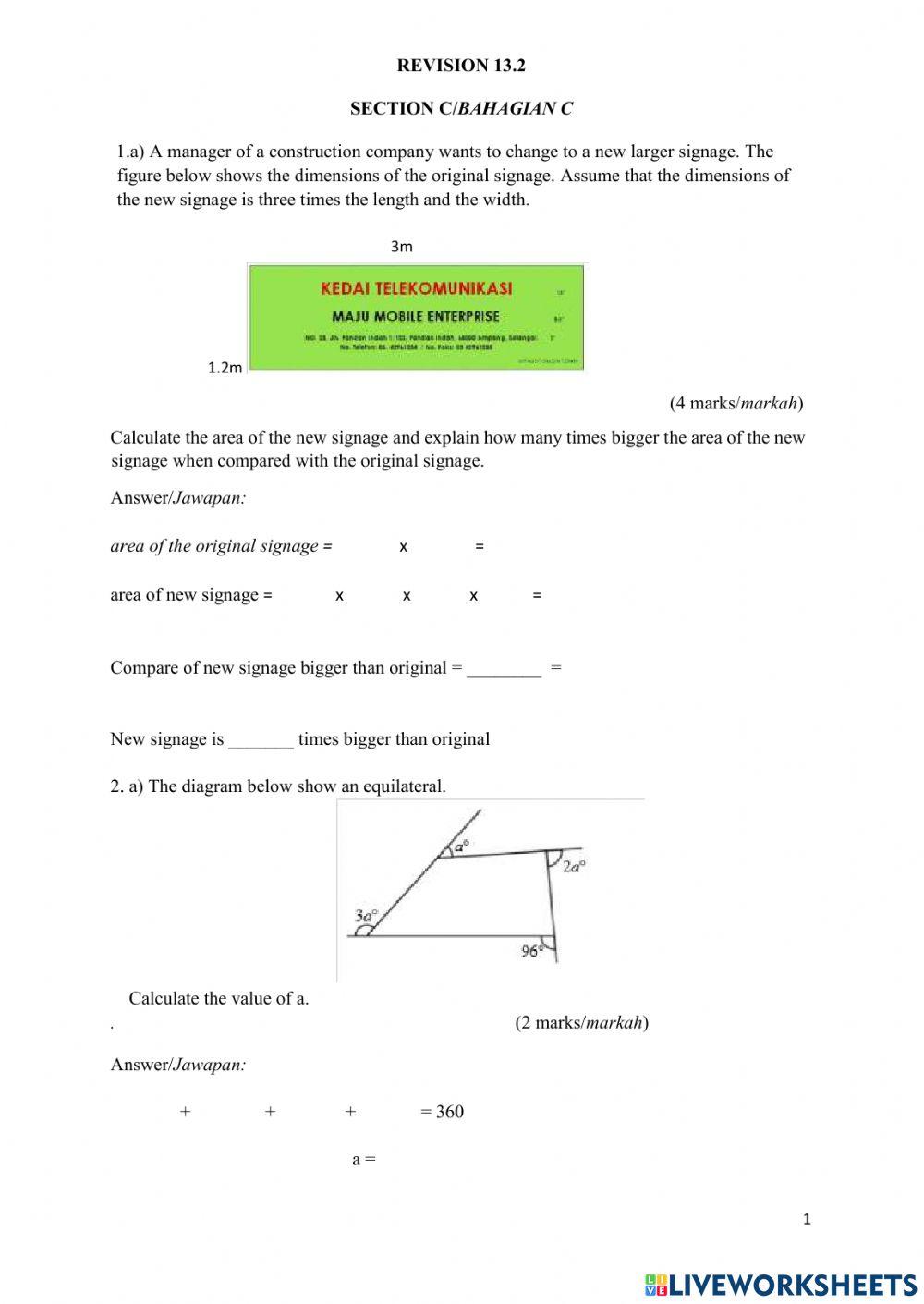 Revision 13.2 form 2 section C Revision 13.2 form 2 section C