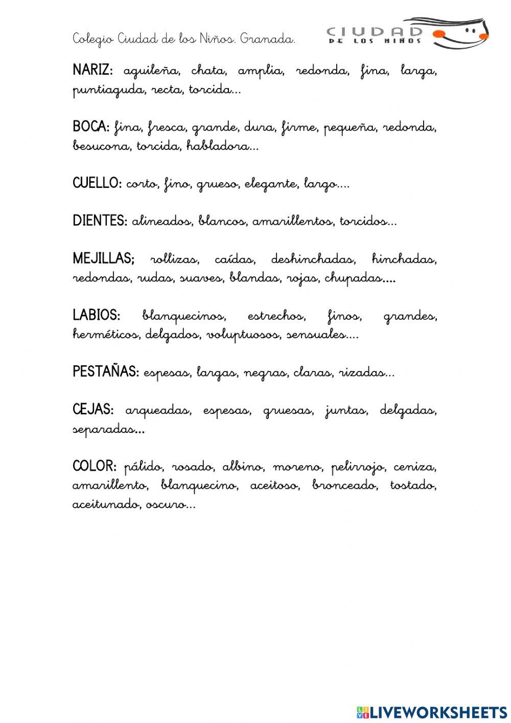 Descripción de personas