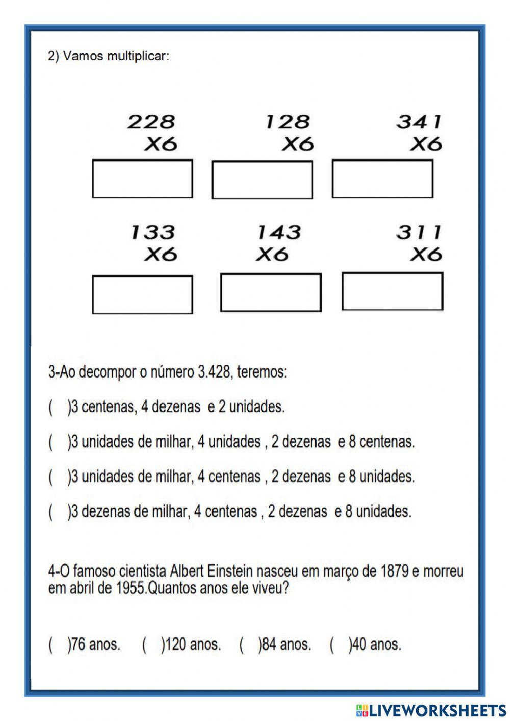 Multiplicação