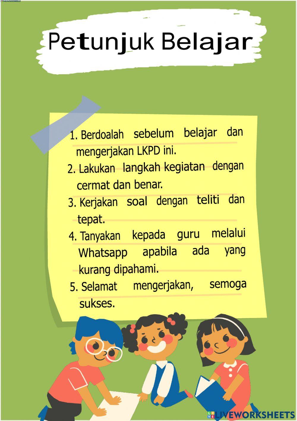 Lembar kerja pesertadidik(lkpd)