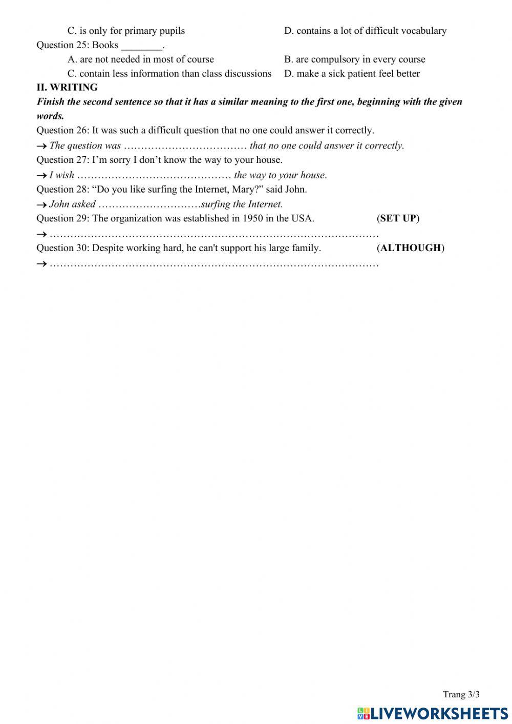 E9 - FT - Practice 11