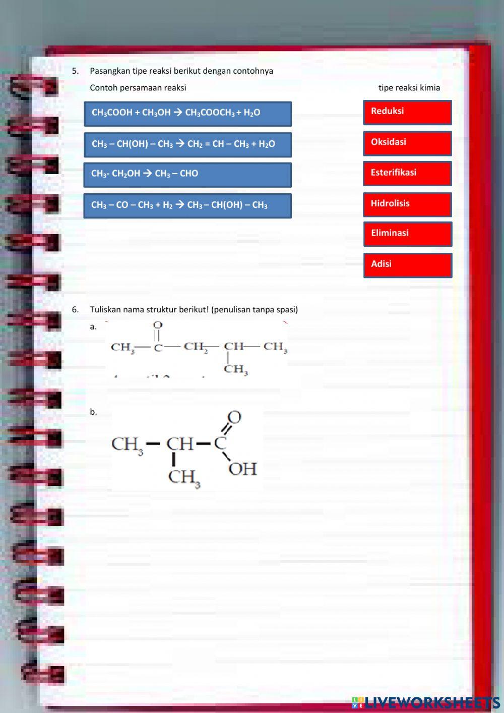KImia XII Latihan PAS Ganjil
