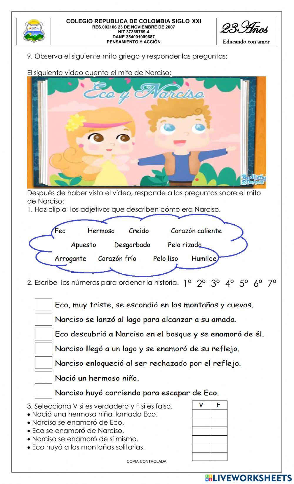 Bimestral grado segundo y tercero